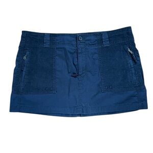 New Abercrombie & Fitch Navy Mini Skirt Y2K